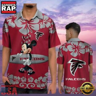 Minnie Mouse Atlanta Falcons Hawaiian Shirt