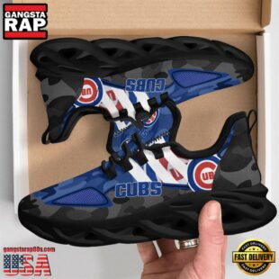 MLB Chicago Cubs Military Camouflage M Soul Shoes