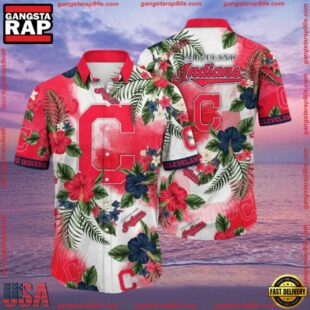 MLB Cleveland Indians Aloha Hawaiian Shirt