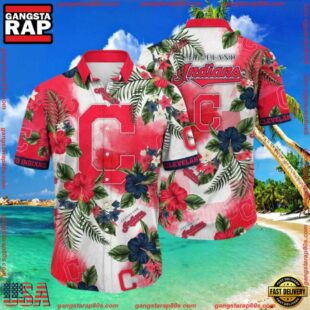 MLB Cleveland Indians Aloha Hawaiian Shirt