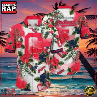 MLB Cleveland Indians Aloha Hawaiian Shirt