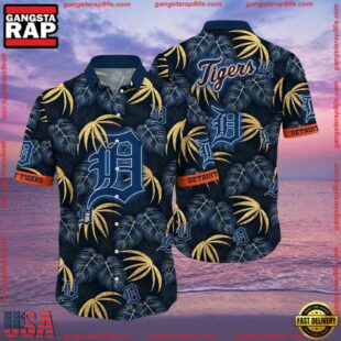 MLB Detroit Tigers Aloha Hawaiian Shirt