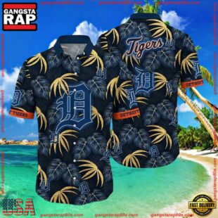 MLB Detroit Tigers Aloha Hawaiian Shirt