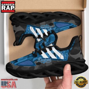 MLB Los Angeles Dodgers Military Camouflage M Soul Shoes