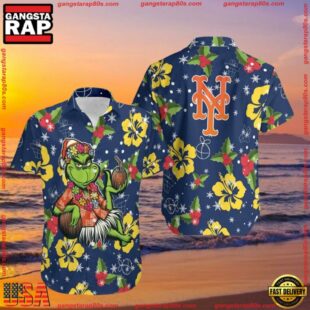 MLB New York Mets Aloha Grinch Hawaiian Shirt