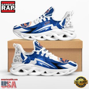 MLB New York Mets Symbol Geometric Pattern Max Soul Shoes