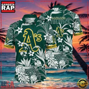 MLB Oakland Athletics Aloha Hawaiian Shirt