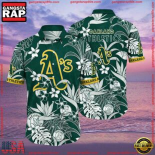 MLB Oakland Athletics Aloha Hawaiian Shirt