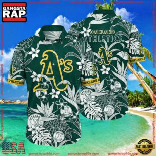 MLB Oakland Athletics Aloha Hawaiian Shirt