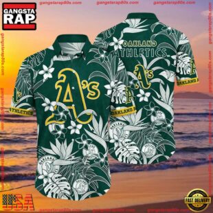 MLB Oakland Athletics Aloha Hawaiian Shirt