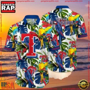 MLB Texas Rangers Aloha Hawaiian Shirt