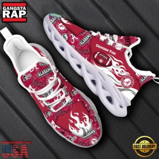 NCAA Alabama Crimson Tide Max Soul Shoes Gift For Fans