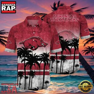 NCAA Arkansas Razorbacks Football Summer Hawaiian Shirt