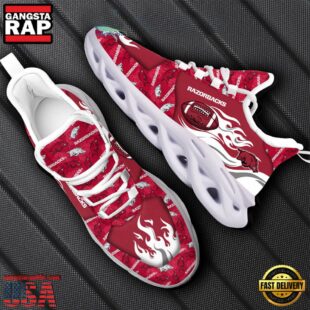 NCAA Arkansas Razorbacks Max Soul Shoes Gift For Fans