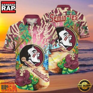 NCAA Florida State Seminoles Tanningtime New Design Hawaiian Shirt