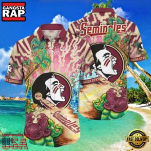 NCAA Florida State Seminoles Tanningtime New Design Hawaiian Shirt