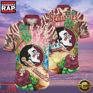 NCAA Florida State Seminoles Tanningtime New Design Hawaiian Shirt