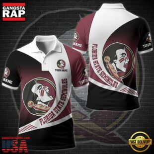 NCAA Florida State Seminoles Team Polo Shirt Custom Your Name