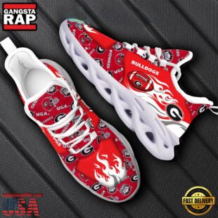 NCAA Georgia Bulldogs Max Soul Shoes Gift For Fans