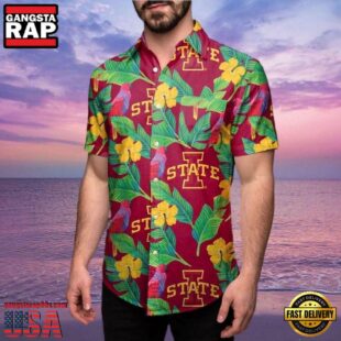 NCAA Iowa State Cyclones Floral New Design Hawaiian Shirt