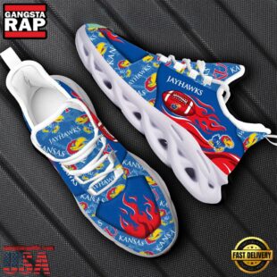 NCAA Kansas Jayhawks Max Soul Shoes Gift For Fans