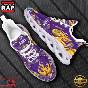 NCAA LSU Tigers Max Soul Shoes Gift For Fans