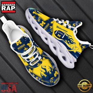 NCAA Michigan Wolverines Max Soul Shoes Gift For Fans