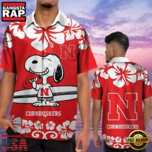 NCAA Nebraska Cornhuskers Snoopy New Design Hawaiian Shirt