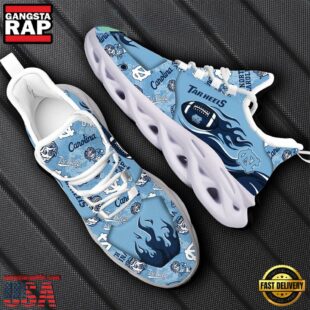 NCAA North Carolina Tar Heels Max Soul Shoes Gift For Fans