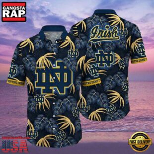 NCAA Notre Dame Fighting Irish Tropical New Design Hawaiian Shirt