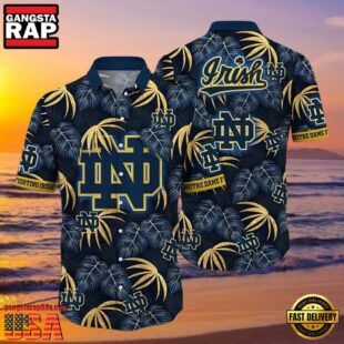 NCAA Notre Dame Fighting Irish Tropical New Design Hawaiian Shirt