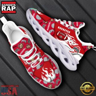 NCAA Ohio State Buckeyes Max Soul Shoes Gift For Fans