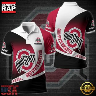 NCAA Ohio State Buckeyes Team Polo Shirt Custom Your Name