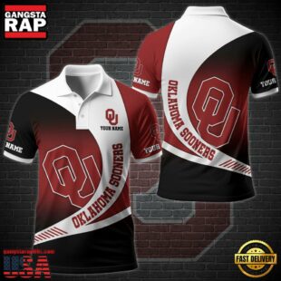 NCAA Oklahoma Sooners Team Polo Shirt Custom Your Name