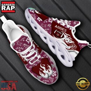 NCAA Texas A&M Aggies Max Soul Shoes Gift For Fans