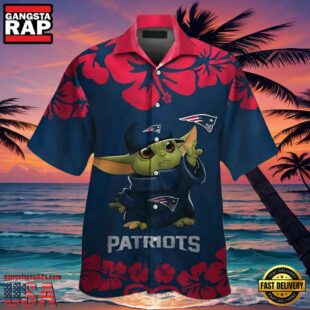 New England Patriots Baby Yoda Hawaiian Shirt