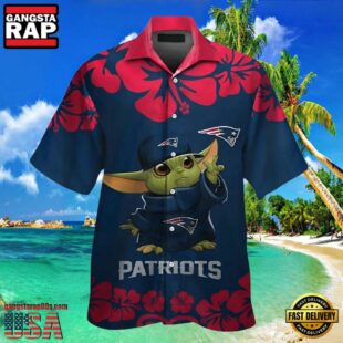 New England Patriots Baby Yoda Hawaiian Shirt