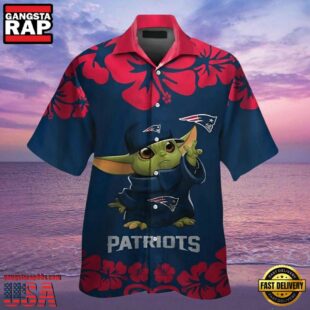 New England Patriots Baby Yoda Hawaiian Shirt