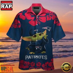 New England Patriots Baby Yoda Hawaiian Shirt