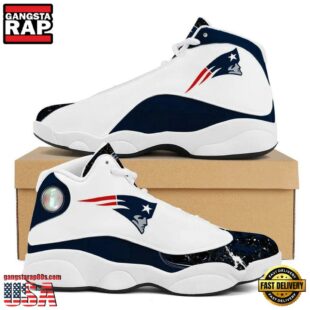 New England Patriots NFL Air Jordan 13 Shoes - Gift For Fans