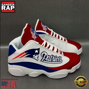 New England Patriots NFL Ver 5 Air Jordan 13 Sneaker - Gift For Fans