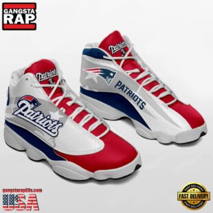 New England Patriots NFL Ver 6 Air Jordan 13 Sneaker - Gift For Fans