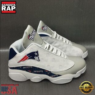 New England Patriots NFL Ver 7 Air Jordan 13 Sneaker - Gift For Fans