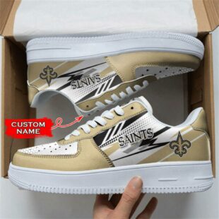 New Orleans Saints NFL Personalized Air Force 1 Shoes