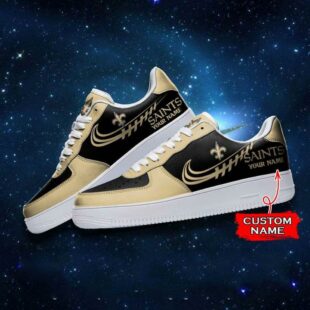 New Orleans Saints NFL Personalized Air Force Sneaker