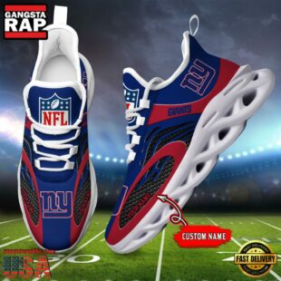 New York Giants NFL Limited New Design Max Soul Shoes