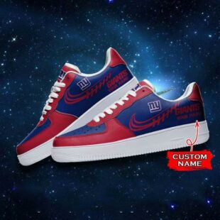 New York Giants NFL Personalized Air Force Sneaker