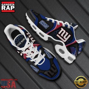 New York Giants Tn Shoes Personalized Your Name, Football Team Shoes