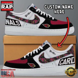 NFL Arizona Cardinals Logo Team Design Custom Air Force 1 Shoes