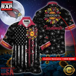 NFL Arizona Cardinals Sunflower For Mother Day Father Day Hawaiian Shirt